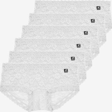 like it! Boyshorts 'Lisa' in White: front
