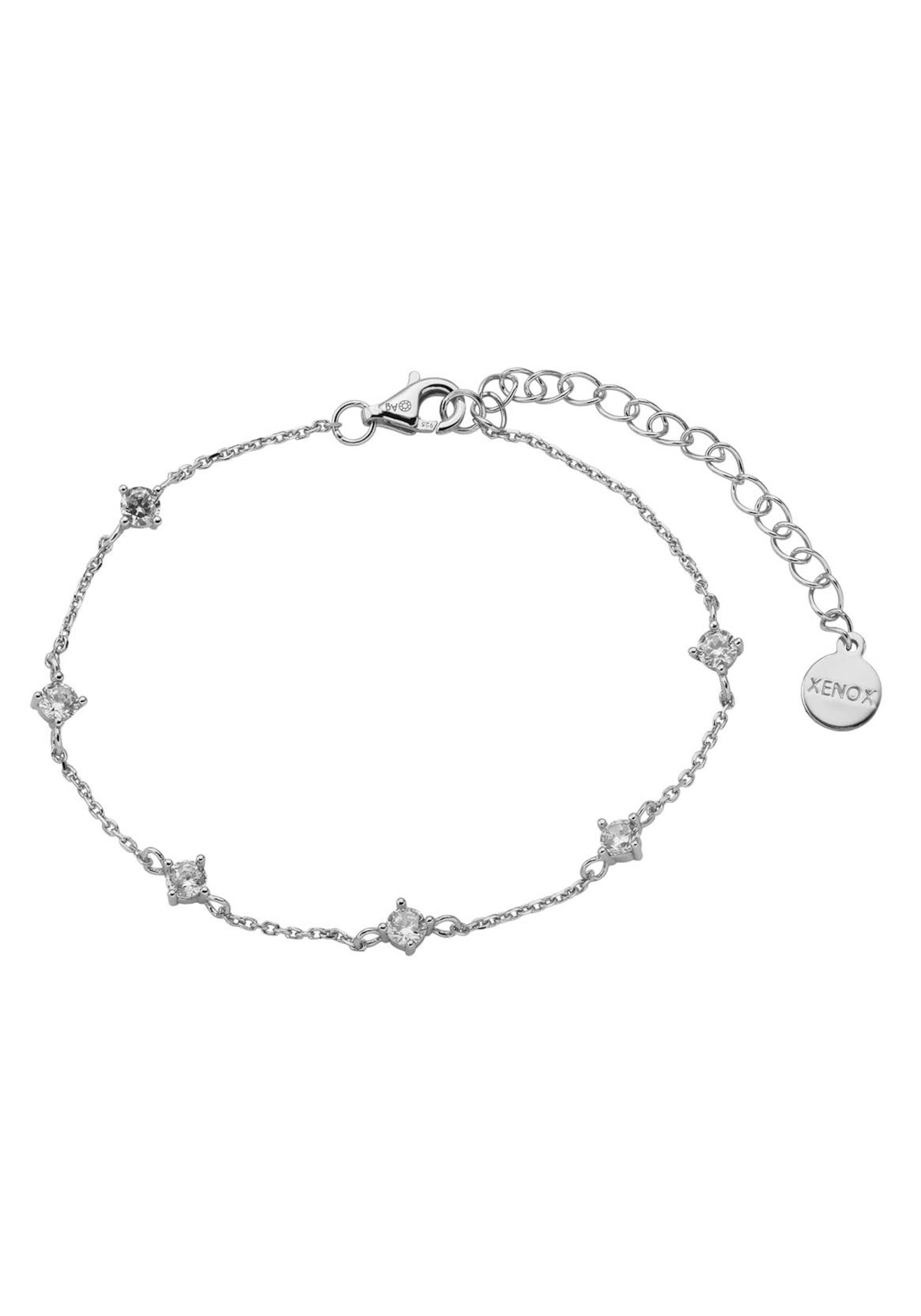 XENOX Armband in Silber: Vorderseite
