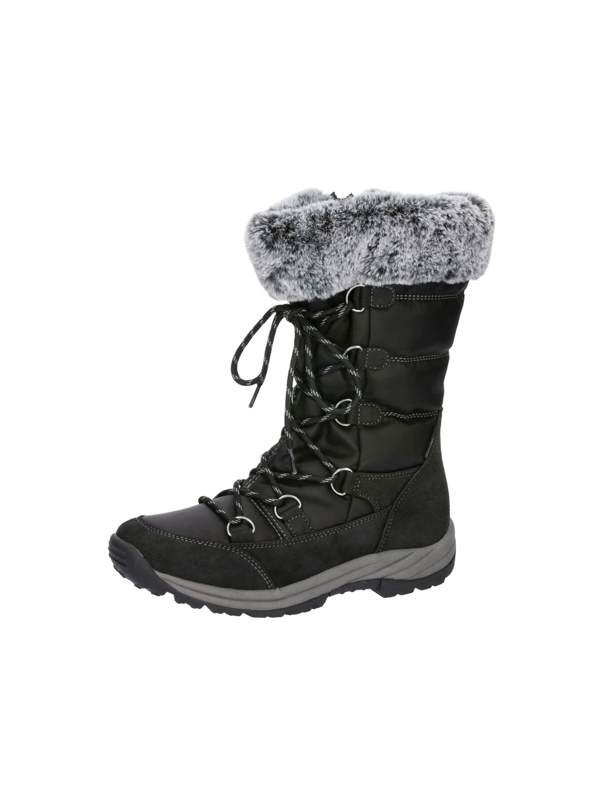 LICO Snow Boots 'Julia' in Black: front