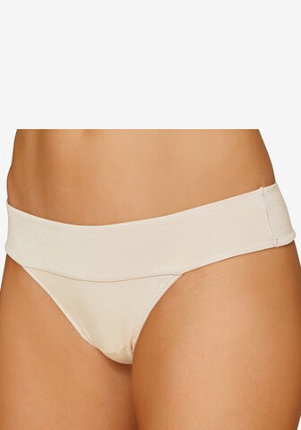 LASCANA String i beige: framsida