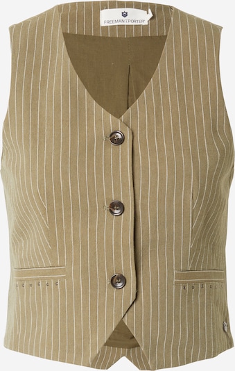 FREEMAN T. PORTER Suit vest 'Gladys Corsaire' in Olive / White, Item view