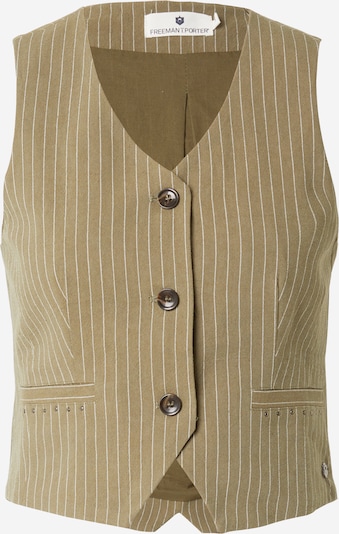 FREEMAN T. PORTER Suit Vest 'Gladys Corsaire' in Olive / White, Item view