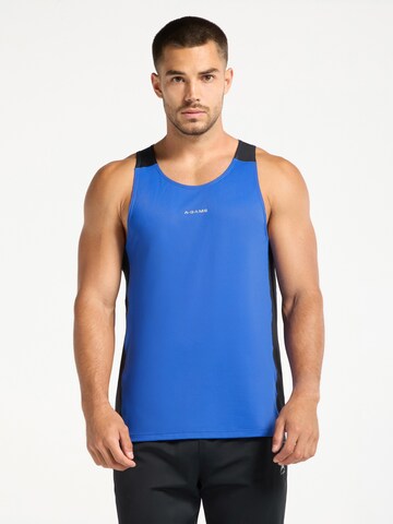 Maglia trikot di A-Game in blu: frontale