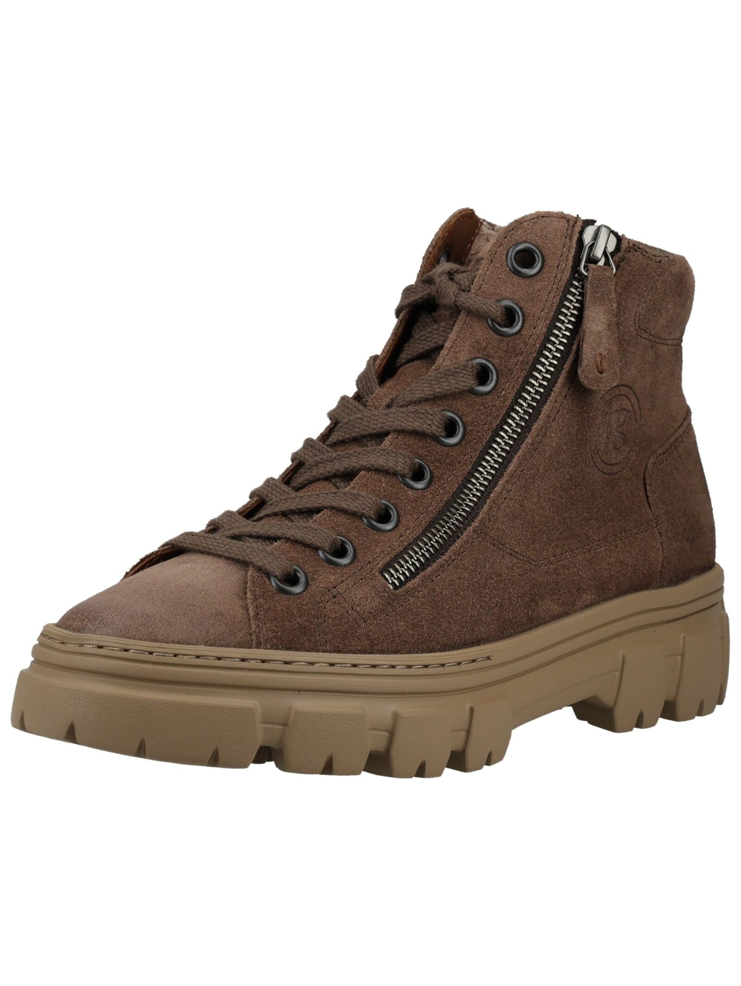 Paul Green Schnürstiefelette in Braun: Vorderseite