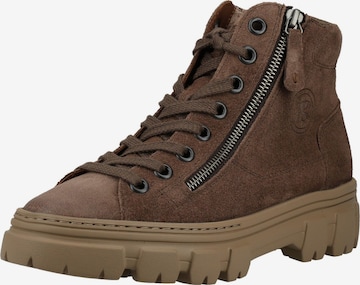Paul Green Schnürstiefelette in Braun: Vorderseite