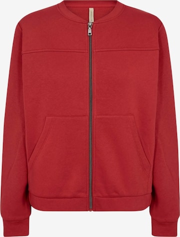 Soyaconcept Sweatjakke i rød: forside