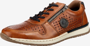 Rieker Athletic Lace-Up Shoes in Brown: front