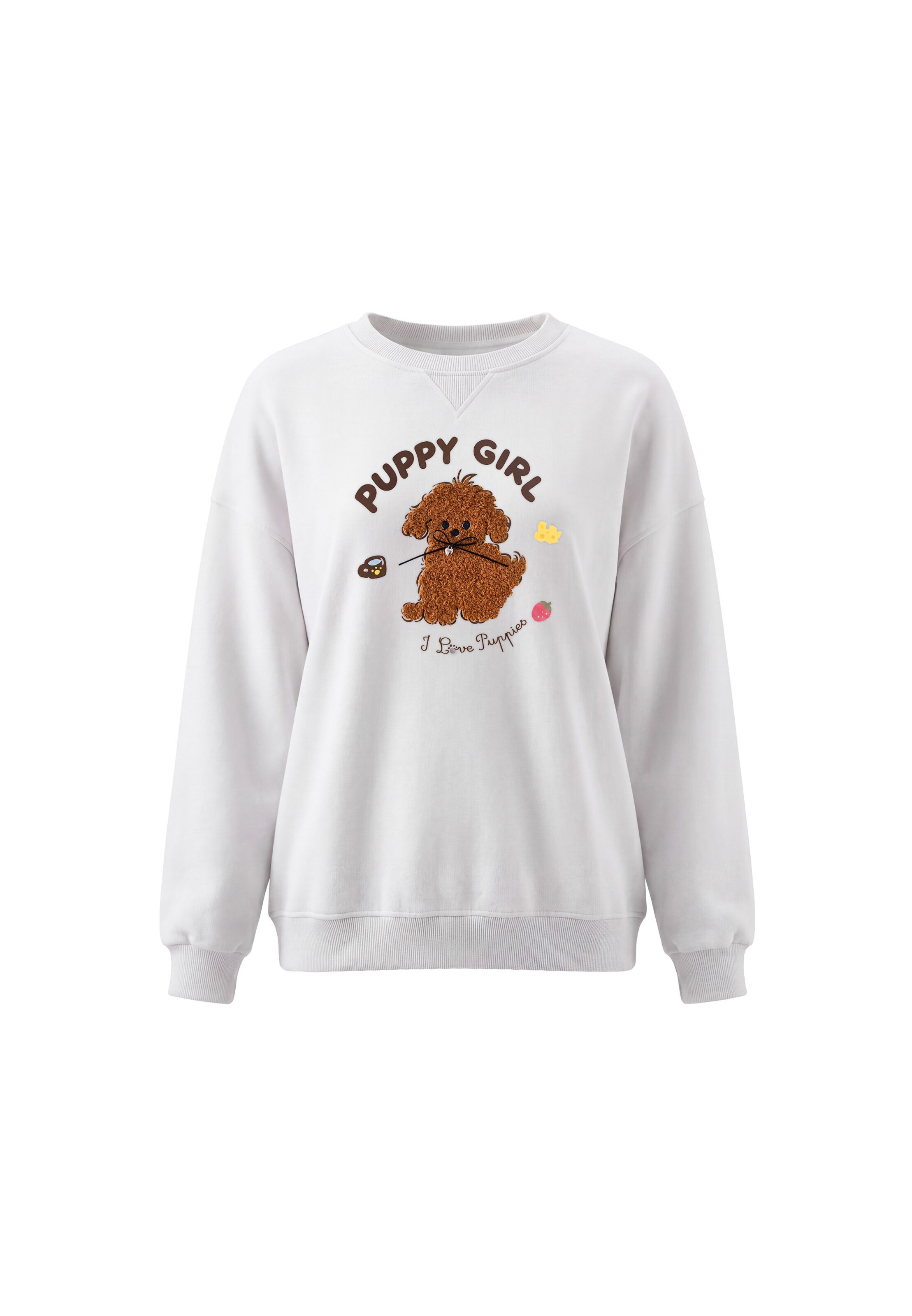 Sweat-shirt MYMO en gris : devant
