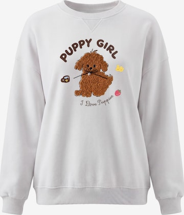Sweat-shirt MYMO en gris : devant