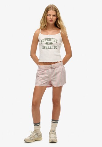 Regular Pantalon Superdry en rose