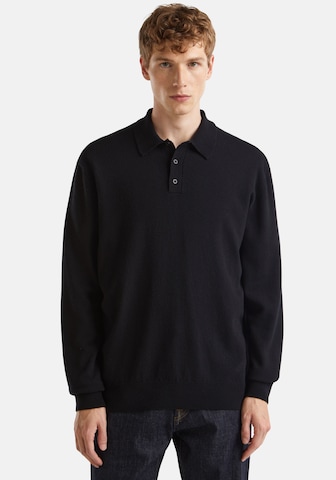 UNITED COLORS OF BENETTON Shirt in Black: front