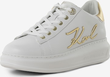 Karl Lagerfeld Låg sneaker 'Kapri' i vit: framsida