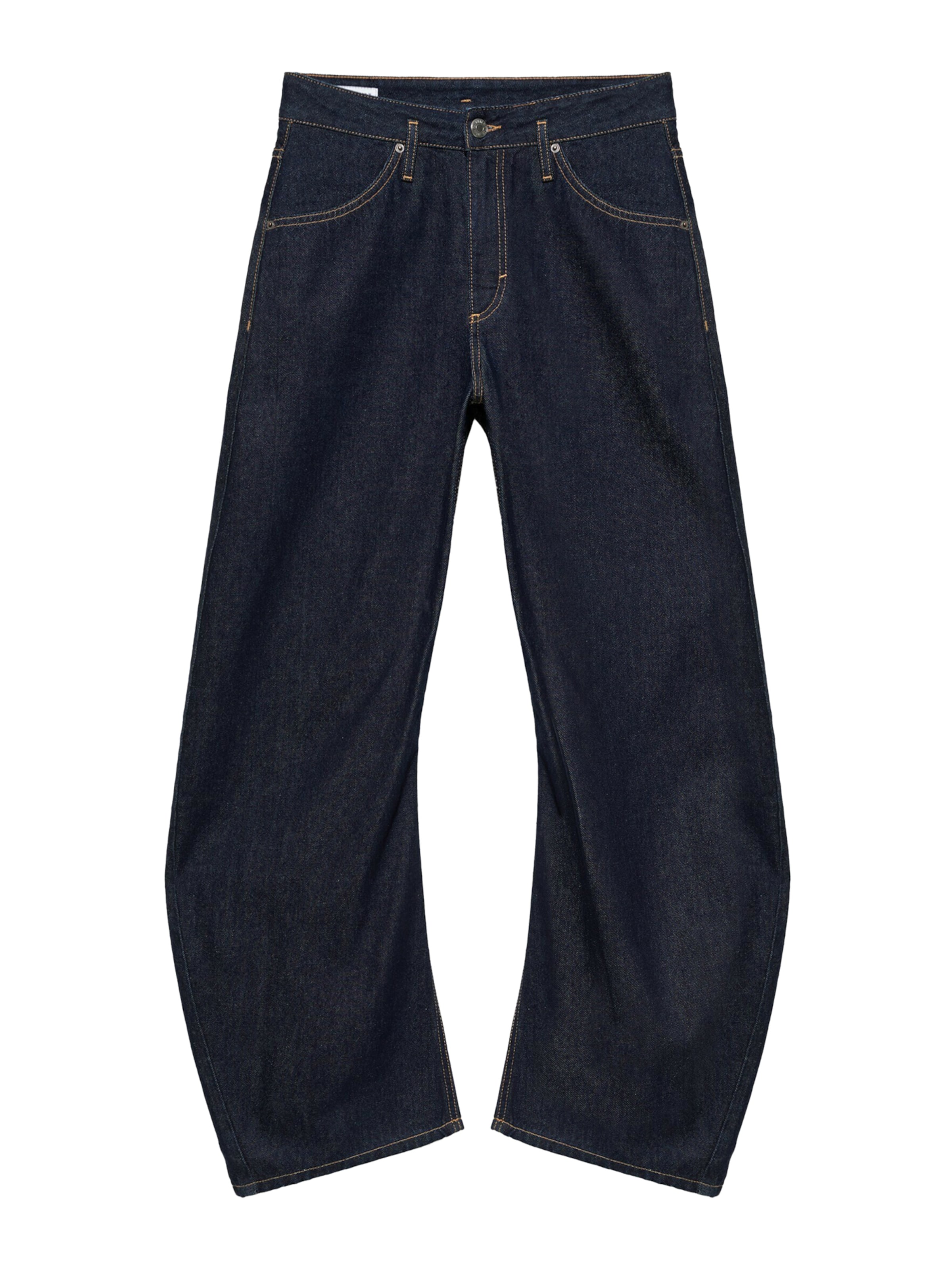 Pull&Bear Barrel Jeans in Blue: front