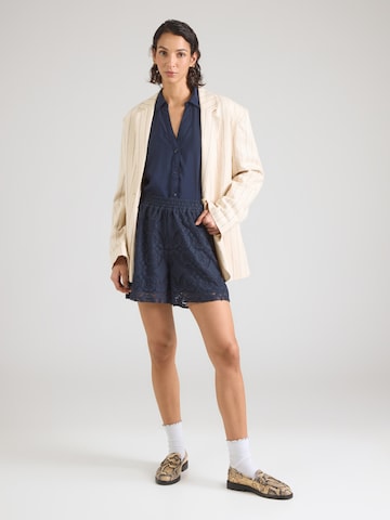 VERO MODA Loose fit Pants 'VMLUNU' in Blue