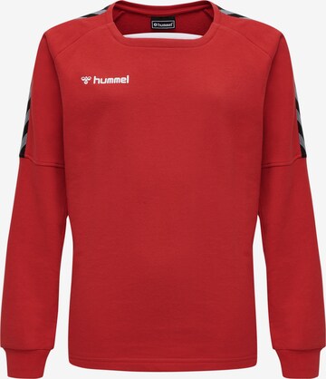 Sweat de sport 'Authentic' Hummel en rouge : devant