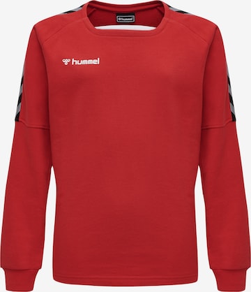 Hummel Sportief sweatshirt 'Authentic' in Rood: voorkant