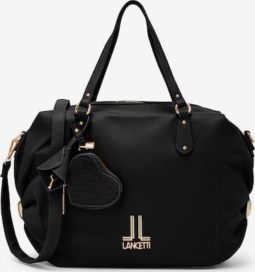 Lancetti Shopper 'Delphville 2' in Black: front