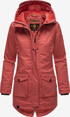 NAVAHOO Parka 'Brinjaa' in Pink