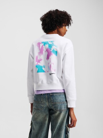 KARL LAGERFELD JEANS Sweatshirt in Weiß: Vorderseite