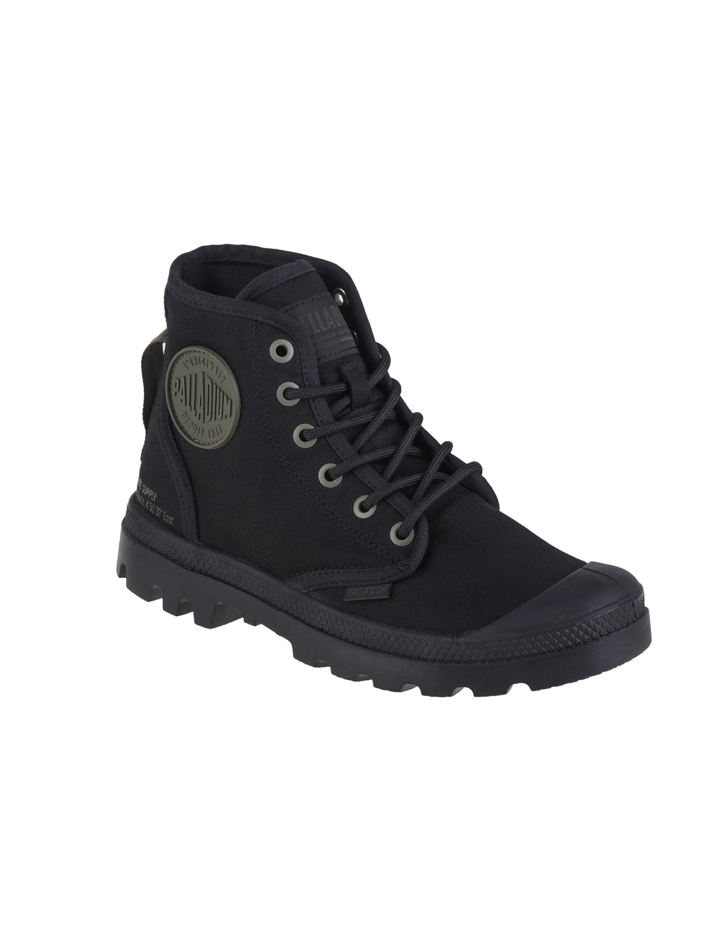 Baskets hautes 'Palladium Pampa Hi HTG Supply' Palladium en noir : devant
