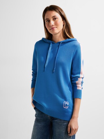 Sweat-shirt CECIL en bleu : devant