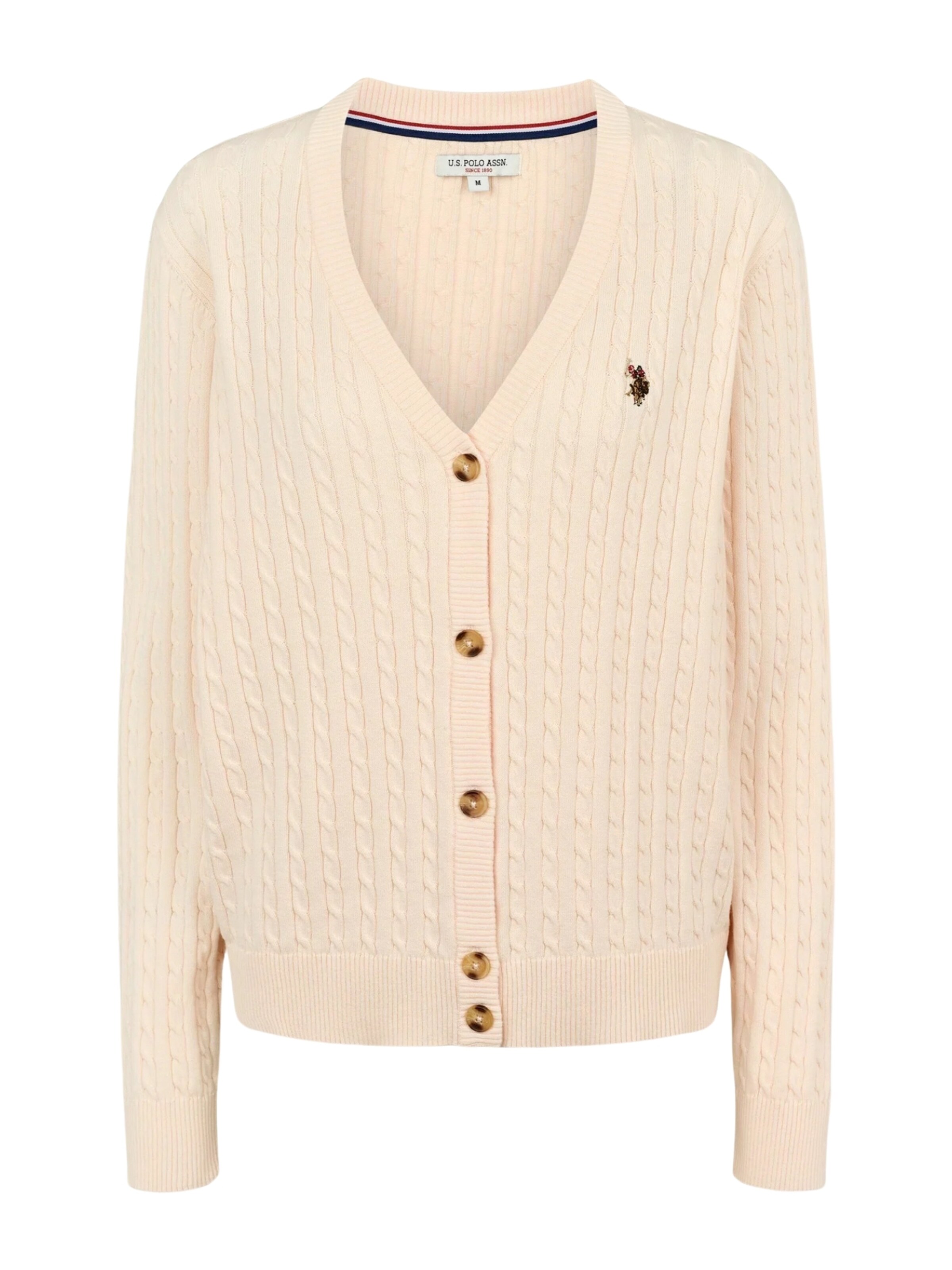 U.S. POLO ASSN. Cardigan 'Gill' i rosé, Produktvisning