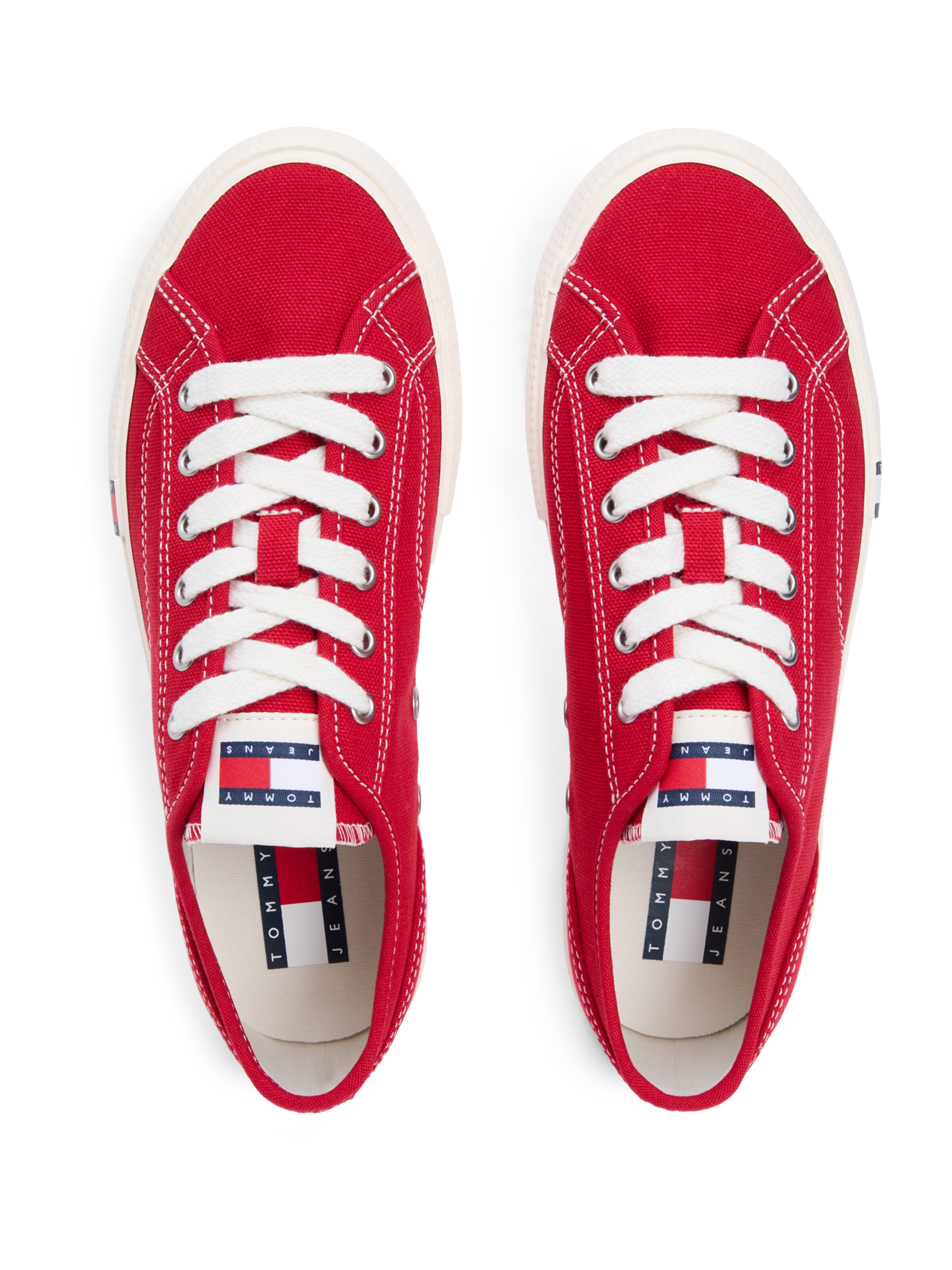 Tommy Jeans Låg sneaker i röd: topp