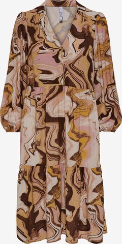 ONLY Shirt Dress 'NAJA' in Brown: front