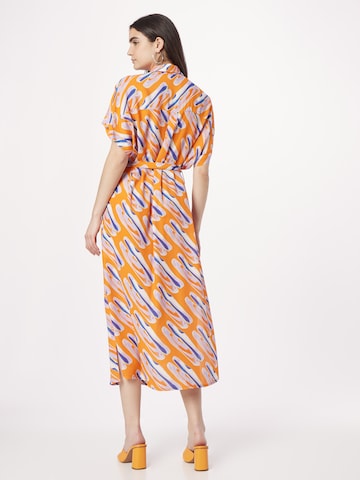 Robe-chemise 'EDWIGE' FRNCH PARIS en orange