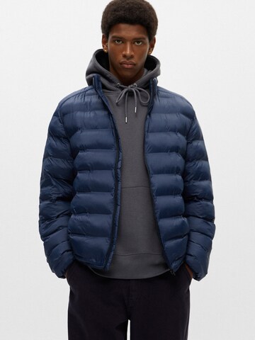 Pull&Bear Between-season jacket in Blue: front