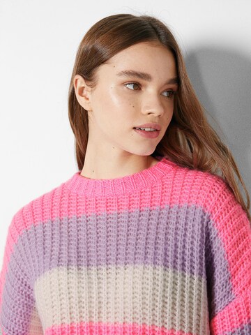 Bershka Sweater in Purple