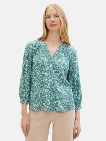 TOM TAILOR - Blusa em verde: frente