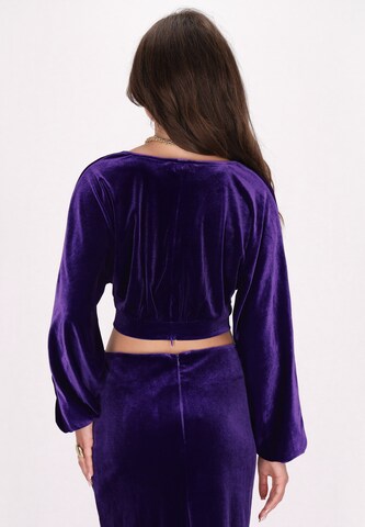 faina Blouse in Purple