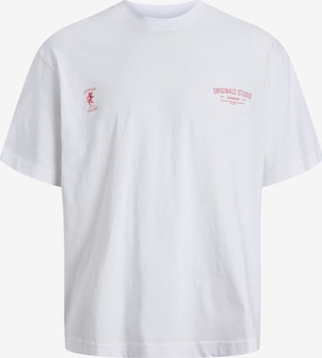 JACK & JONES T-Shirt 'JJJorcambridge' in Weiß: Vorderseite