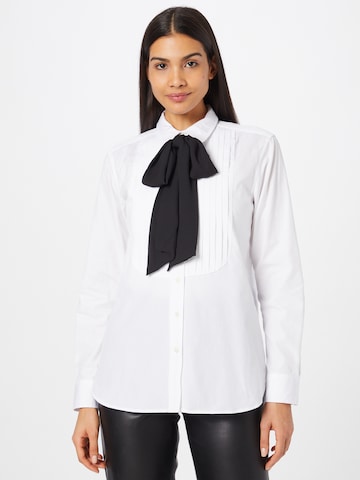 Camicia da donna 'ARETINO' di Lauren Ralph Lauren in bianco: frontale