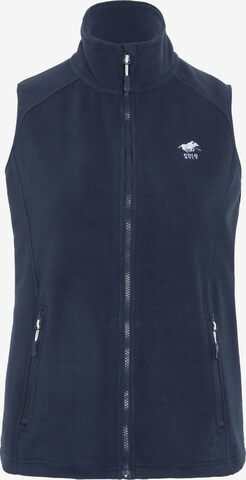 Polo Sylt Vest in Blue: front