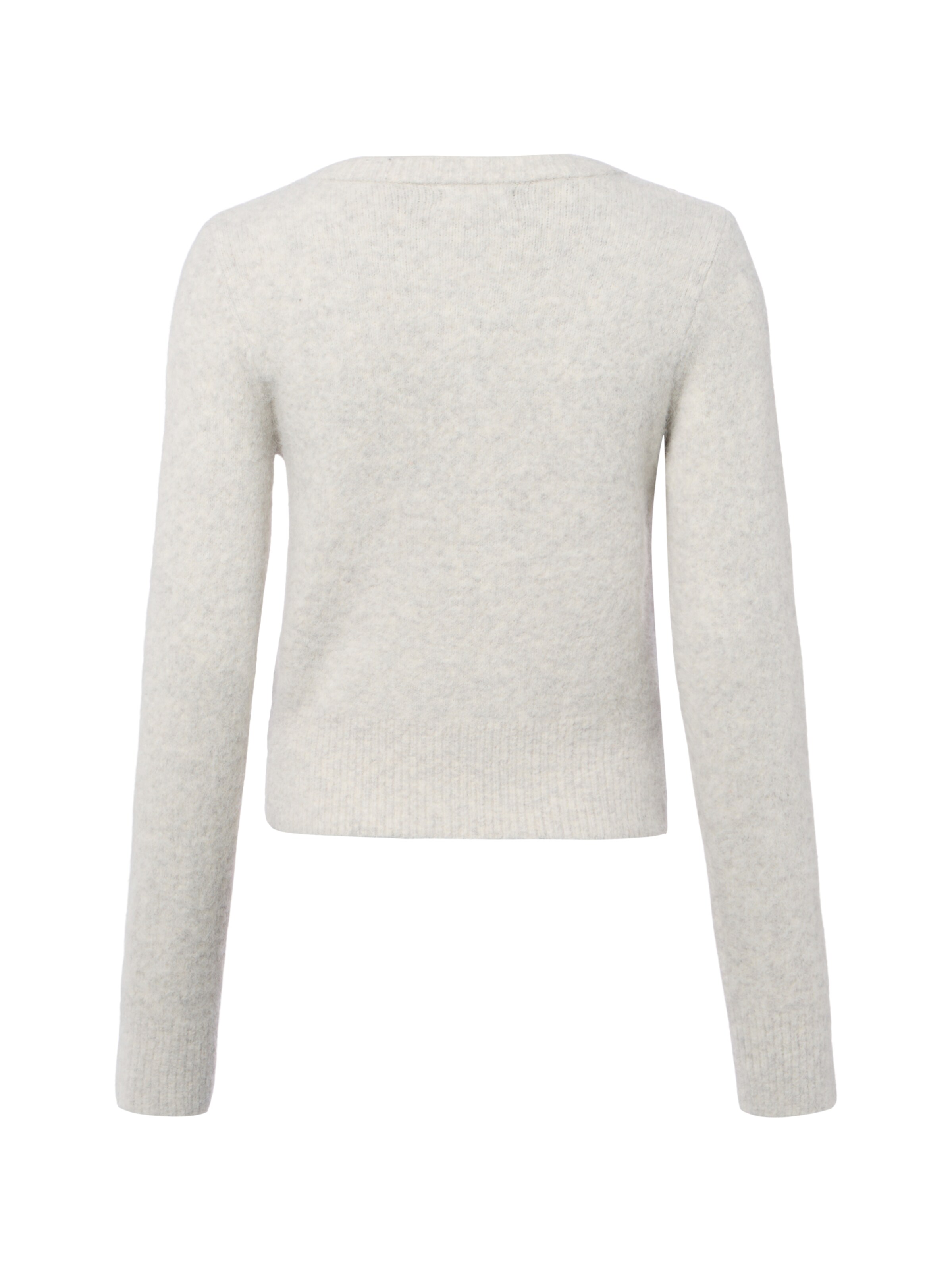 Marie Lund Gebreid vest in Grijs