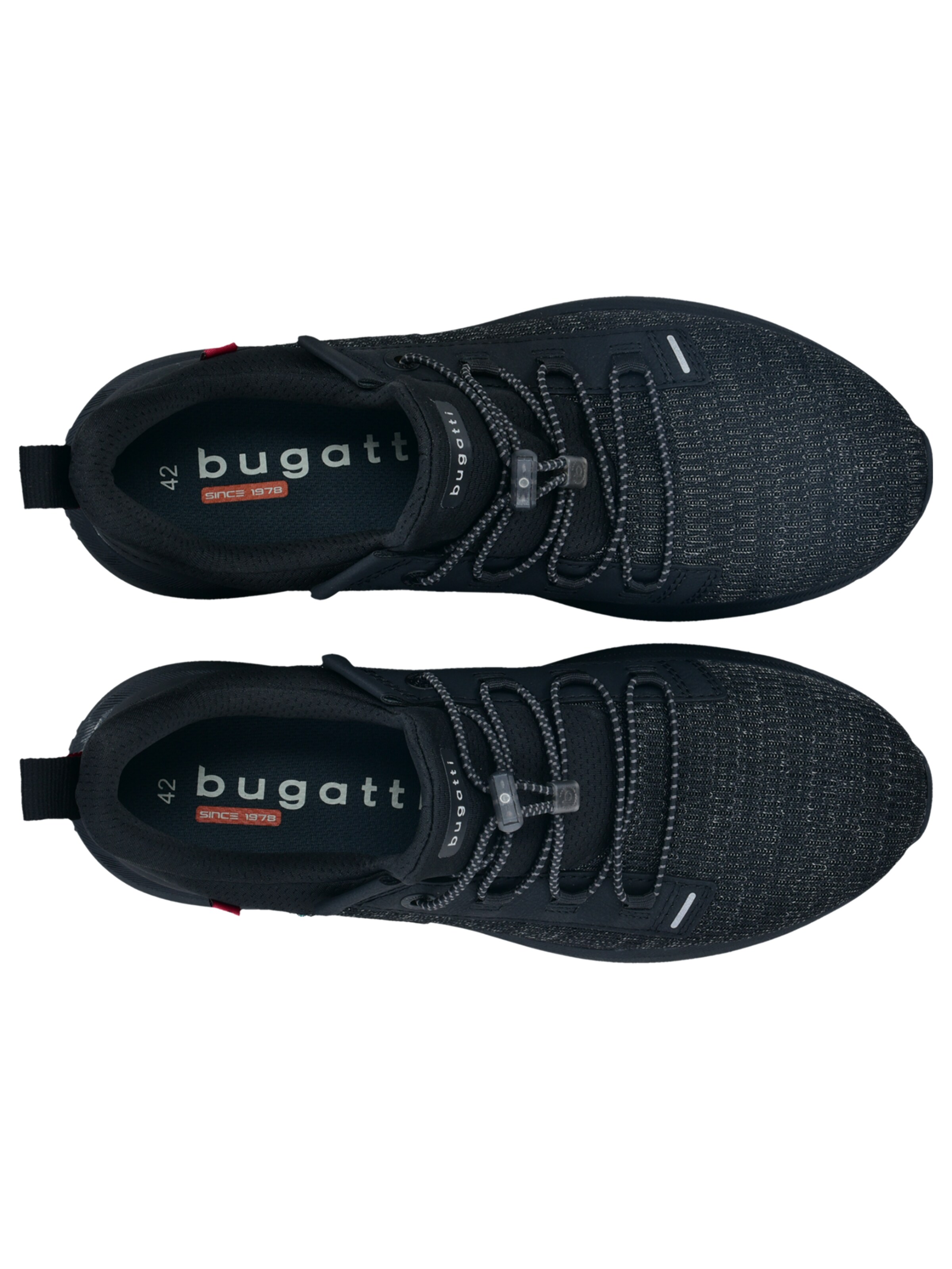 bugatti Σνίκερ χαμηλό σε μαύρο