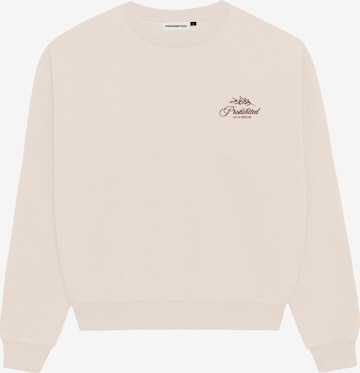 Prohibited Sweatshirt 'PB Leaf' in Weiß: Vorderseite