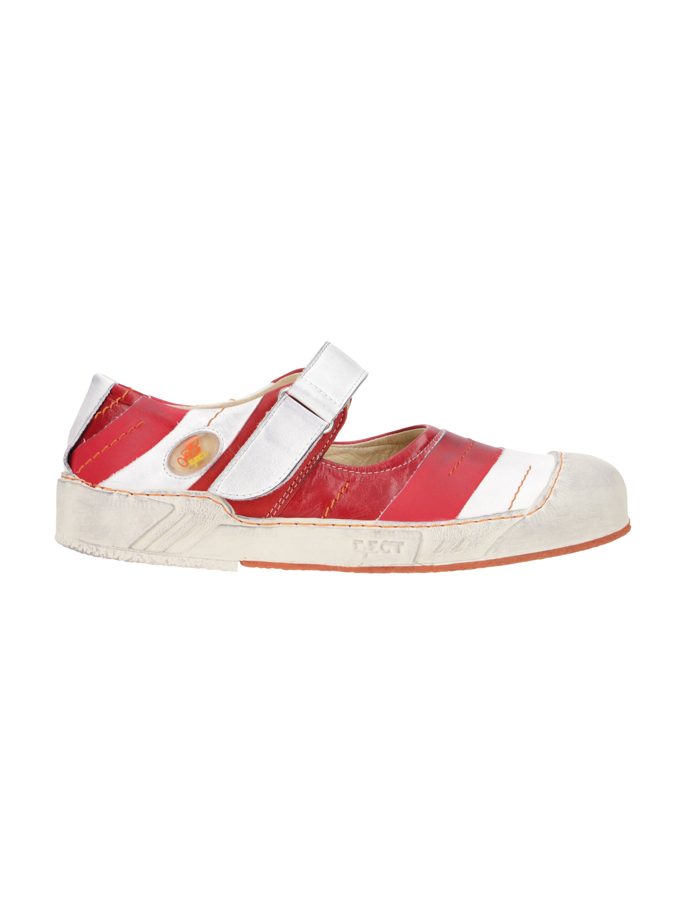 EJECT Slippers 'Eject Puzzle Schuhe rot weiß 12358' in Red