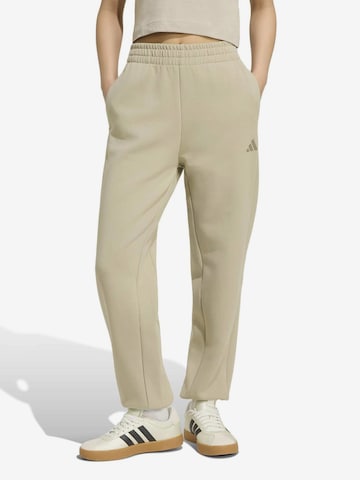 ADIDAS SPORTSWEARTapered Sportske hlače 'FI' - zelena boja: prednji dio