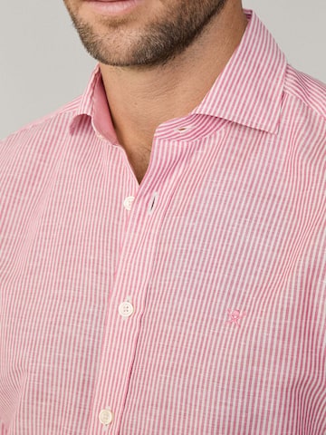 Hackett London Regular Fit Hemd in Pink
