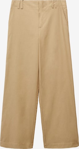 Regular Pantalon MANGO en beige : devant