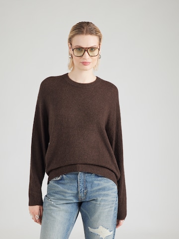 Pull-over 'OUITY' AMERICAN VINTAGE en marron : devant