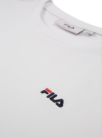 Maglietta 'TRIVERO slim t-shirt' di FILA in bianco