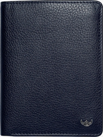 Porte-monnaies 'Capri' GOLDEN HEAD en bleu : devant