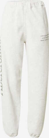 Abercrombie & Fitch - Tapered Pantalón en gris: frente