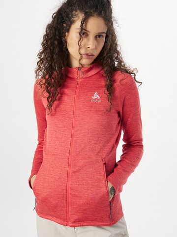 ODLO Functionele fleece jas 'Tencia' in Rood