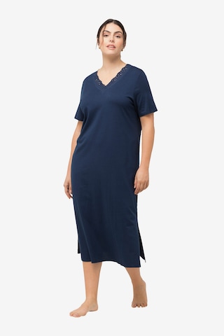 Ulla Popken Nightgown in Blue: front