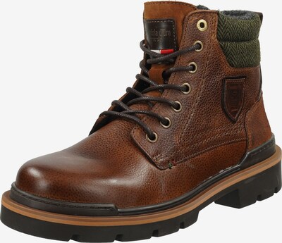 Boots stringati 'Pondita' PANTOFOLA D'ORO di colore marrone / grigio, Visualizzazione prodotti